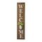 Glitzhome® 3.5ft. Welcome Porch Sign with Metal Planter